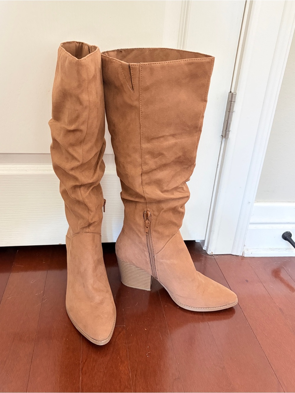 Tan Suede Boots